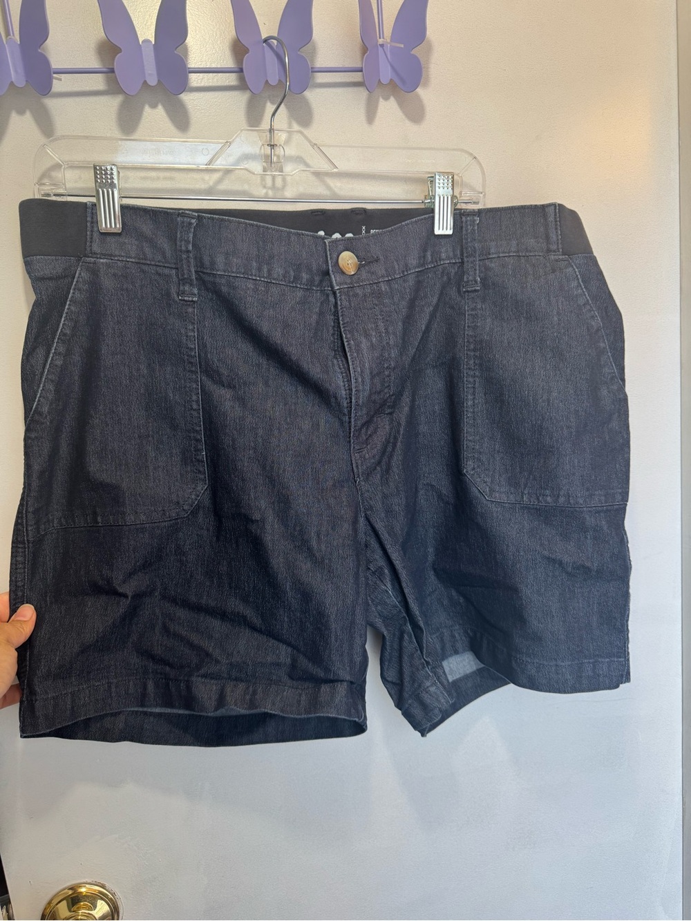 Lee Women's Dark Indigo Denim Shorts